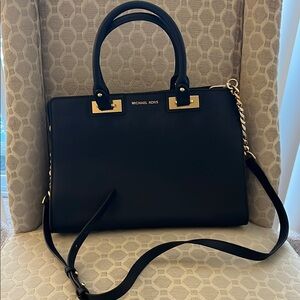 Michael Kors Navy Satchel